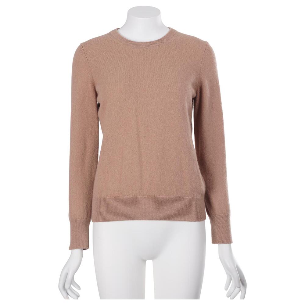 NAADAM Cashmere Sweater M Camel Brown Pullover Crew Neck Long Sleeve Classic